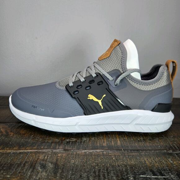 Puma Ignite Articulate Mens Size 10 Waterproof Golf Shoes Gray White main image 12